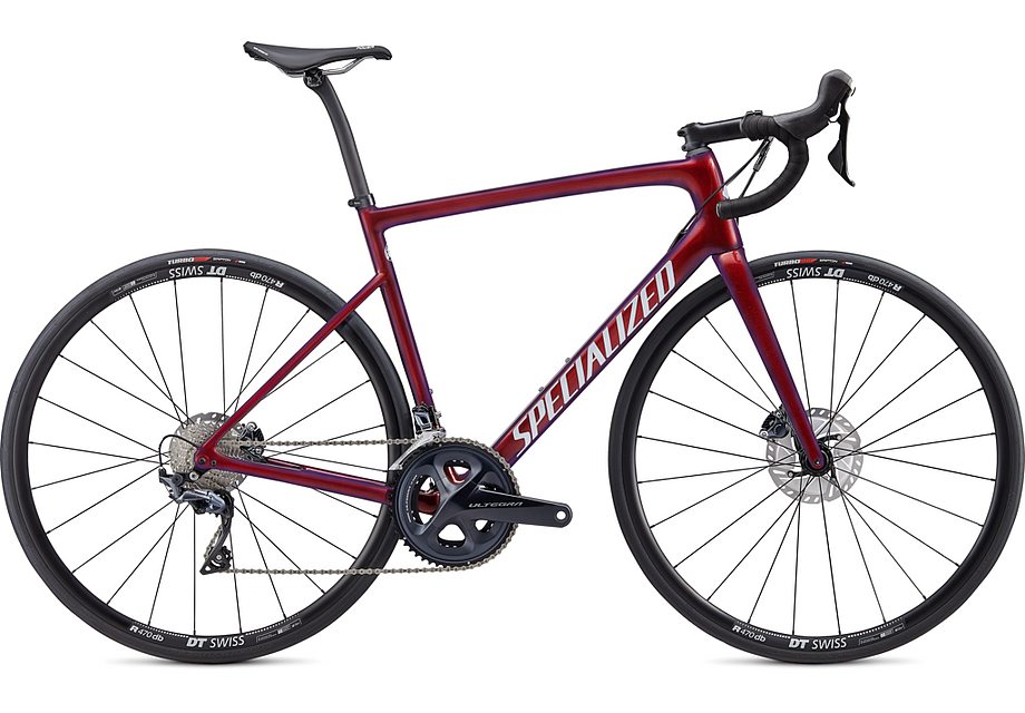 Specialized tarmac sl6 comp disc gloss cast berry/metallic crimson/dove grey 52