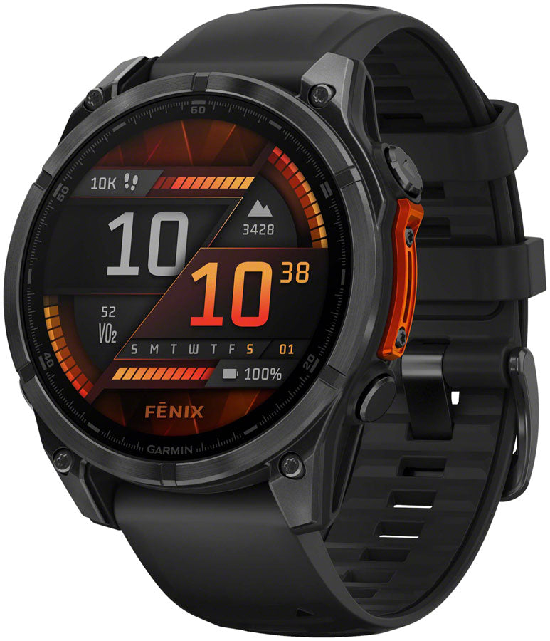 Garmin fenix Smartwatch 47mm AMOLED Sapphire Carbon Gray DLC