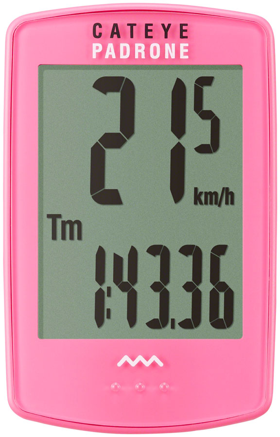 CatEye Padrone Bike Computer - Wireless Pink