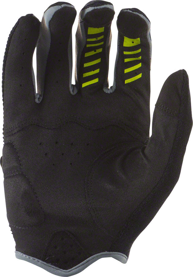 Lizard Skins Monitor AM Gloves - Jet Black/Neon Yellow Full Finger Medium