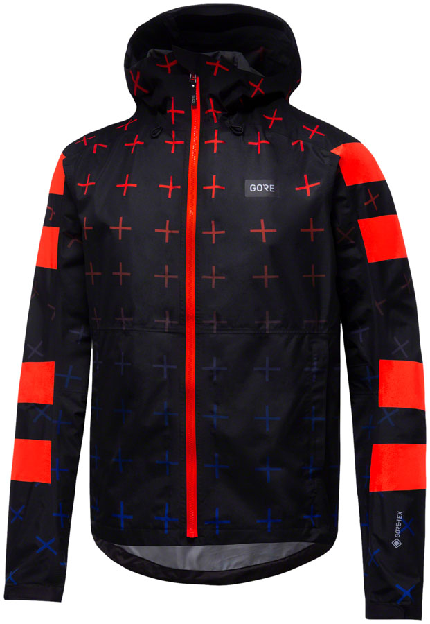 Gorewear Endure Jacket - Black/Fireball Mens Small