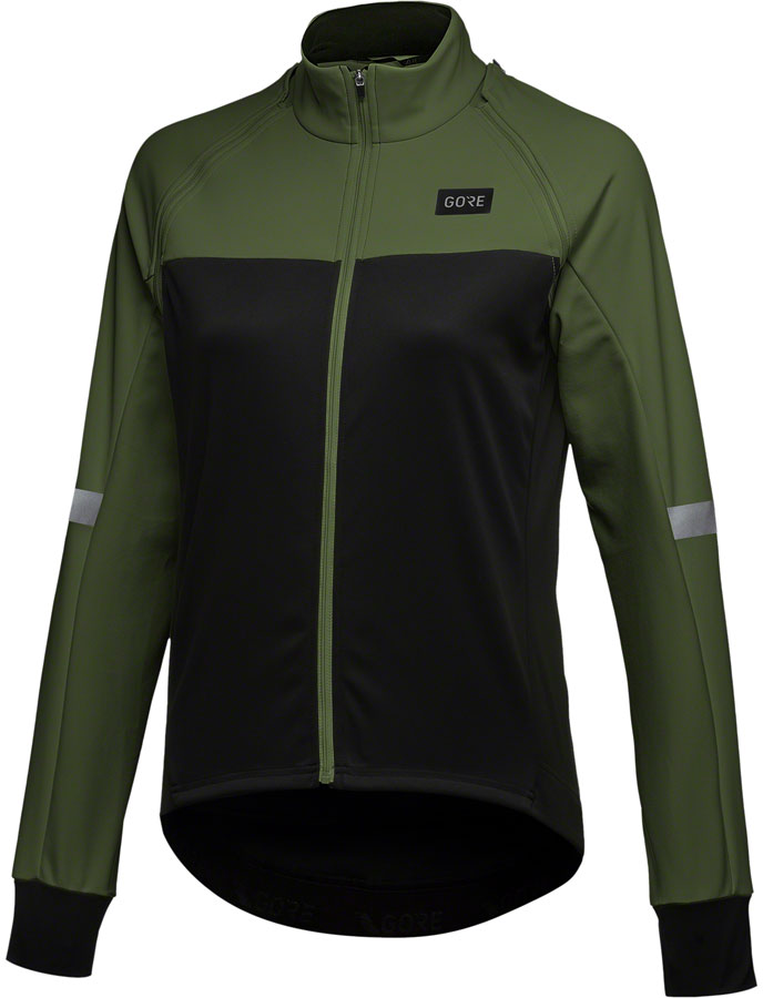 Gorewear Phantom Jacket - Black/Green Womens Large