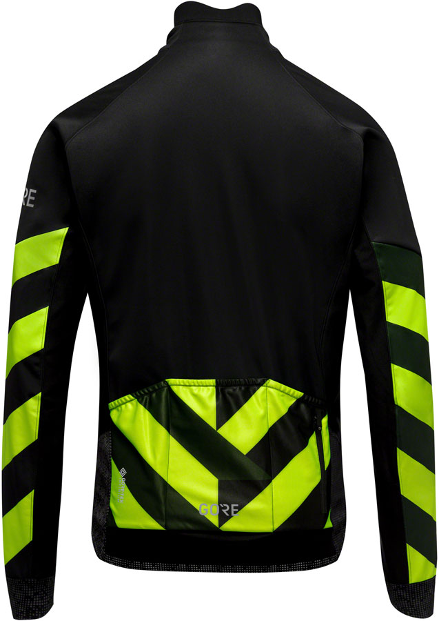 Gorewear C5 Gore Tex Infinium Signal Thermo Jacket - BLK/YLW Mens Medium