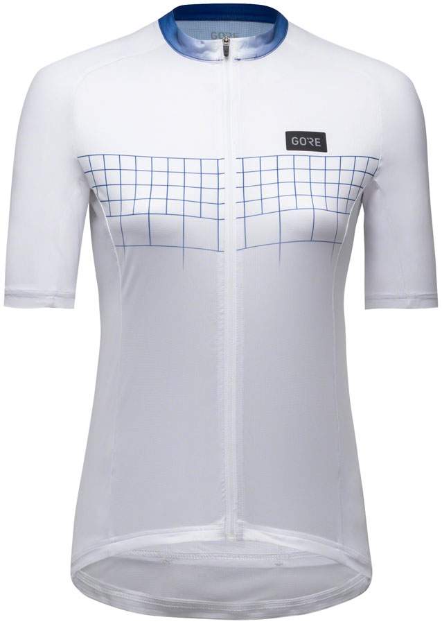 Gorewear Grid Fade Jersey 2.0 - White/Blue Womens Medium