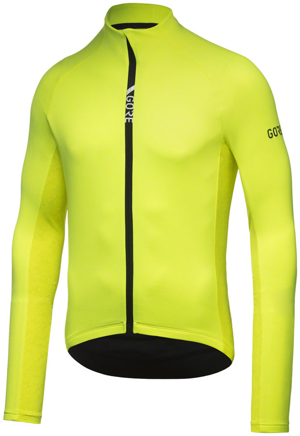 Gorewear C5 Thermo Jersey - Yellow/Utility Green Mens Large