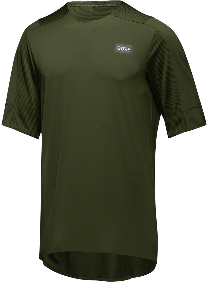 Gorewear Trail KPR Tech Jersey - Utility Green Mens Medium