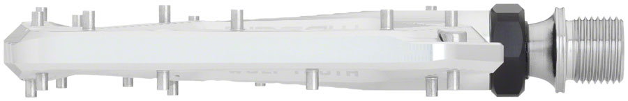 Wolf Tooth Ripsaw Aluminum Pedals - Platform Aluminum 9/16" Black Raw Silver