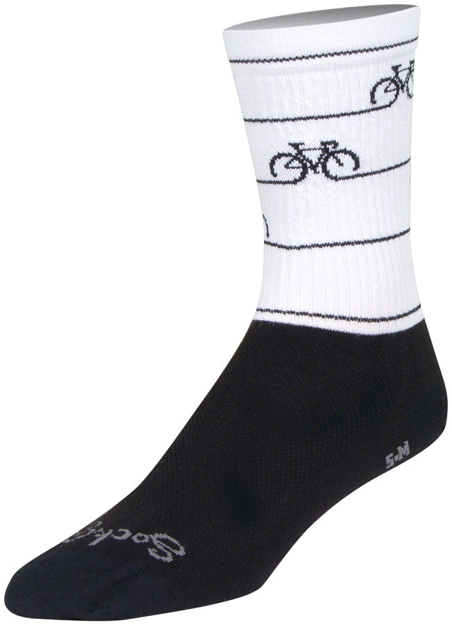 SockGuy Crew Cyclepath Socks - 6" Large/X-Large