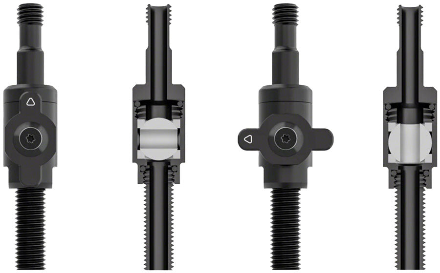 Muc-Off Big Bore Lite Tubeless Valve Stems - Medium 35mm Red