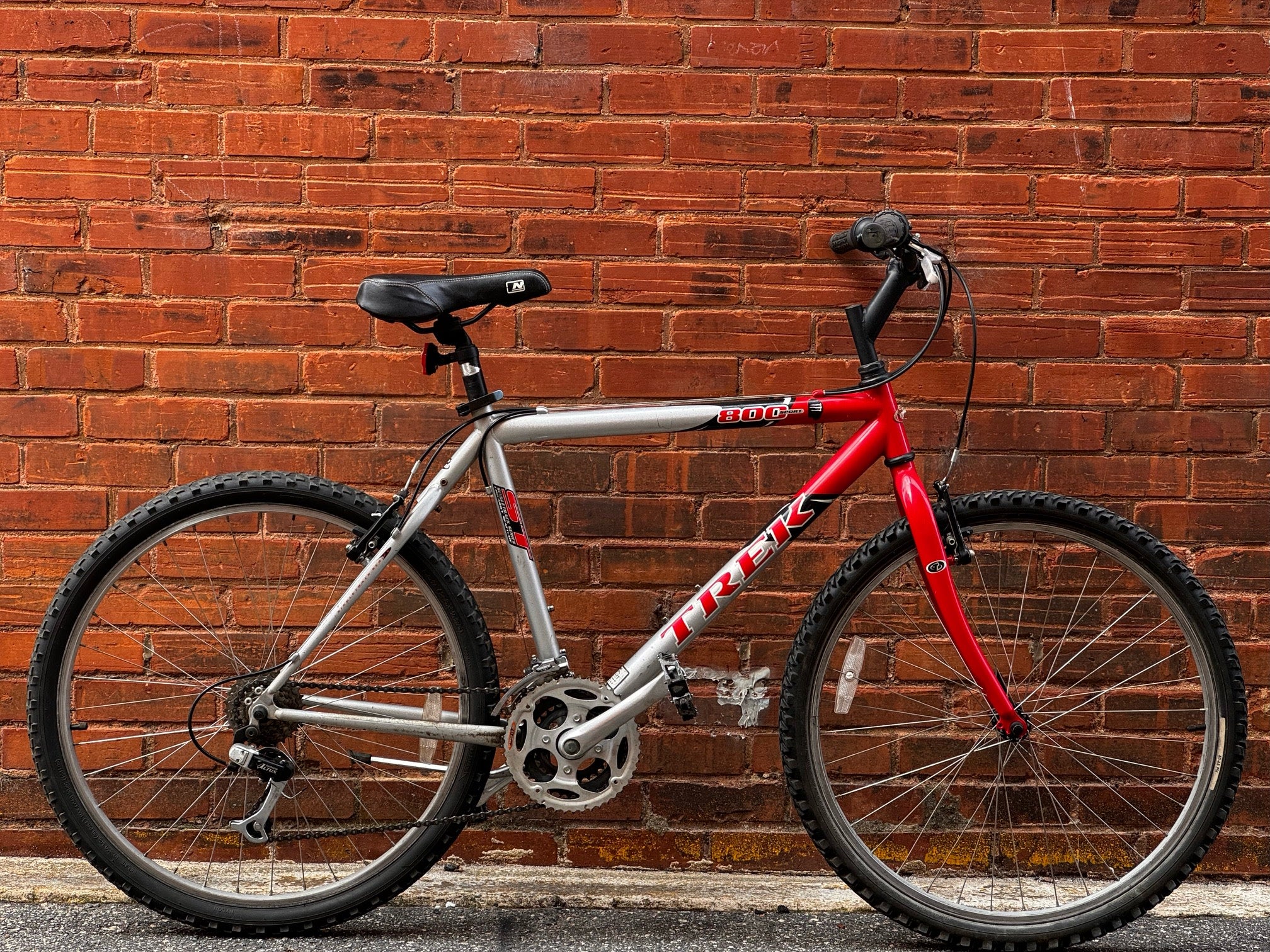 trek 800 bicycle Trek 800 Sport 26" red/sliver 19.5" Frame