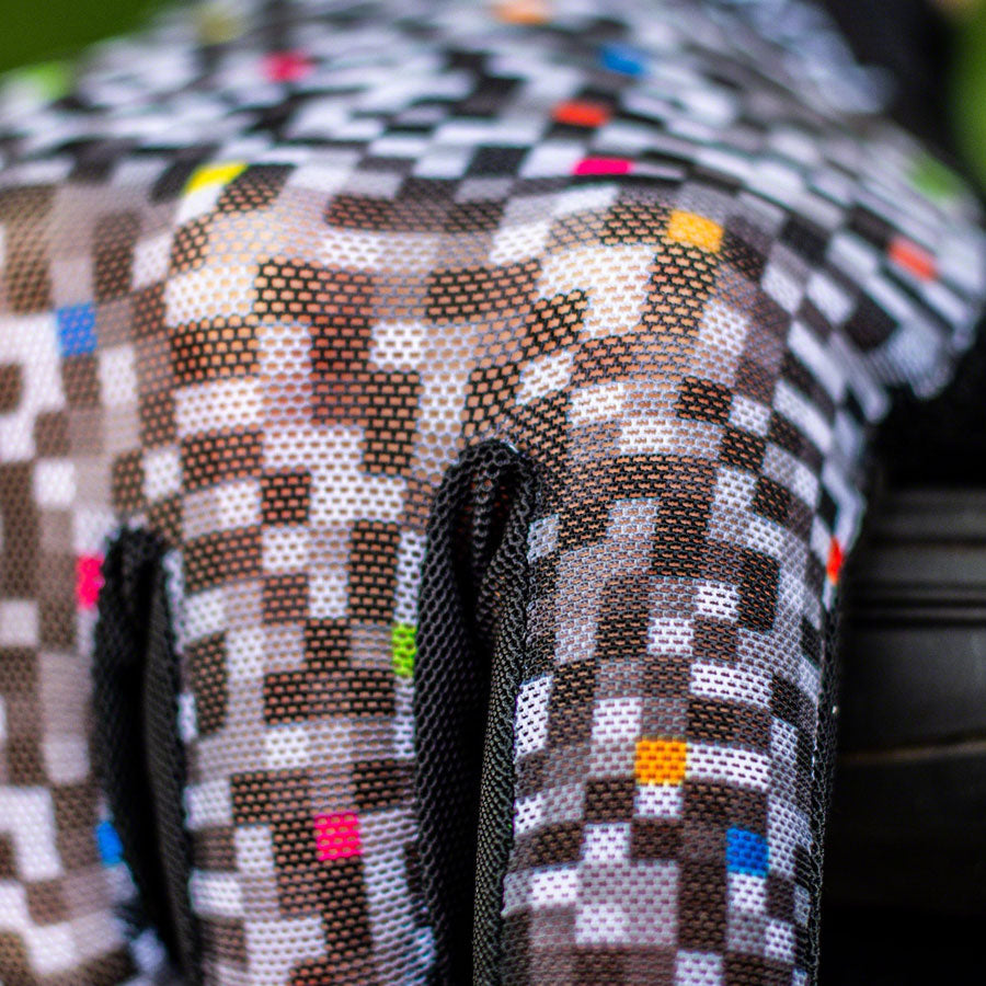 Handup Vented Gloves - Pixelated Full Finger Small