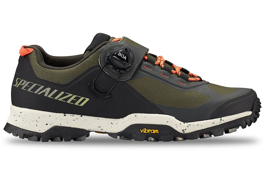 Specialized rime 2.0 shoe dark moss green/limestone/cactus bloom 38.5