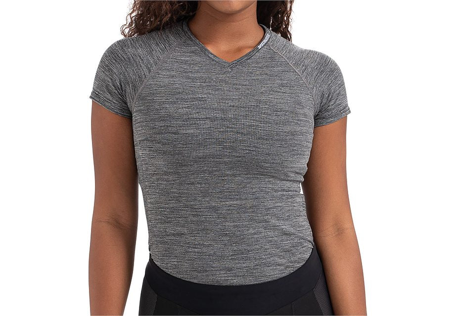 Specialized seamless baselayer ss wmn heather grey l
