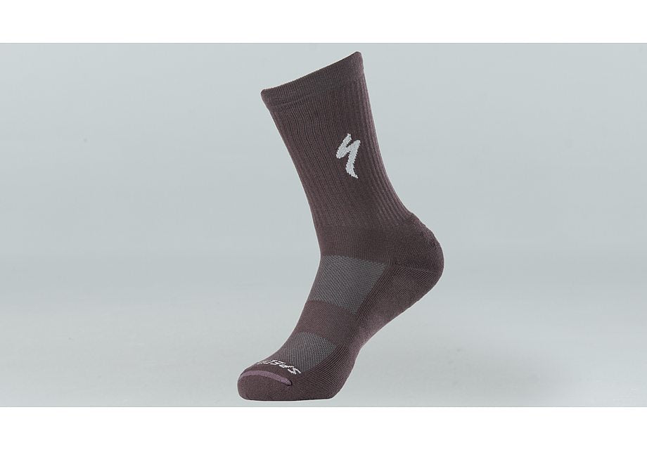 Specialized techno mtb tall sock cast umber s