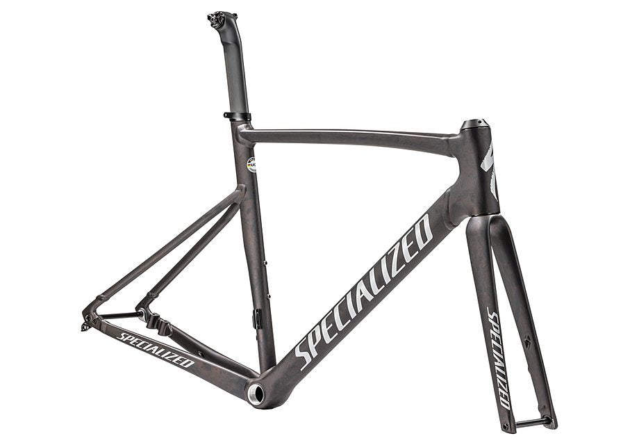 Specialized allez sprint frmset satin metallic dark navy + rusted red granite/gloss silver dust 58