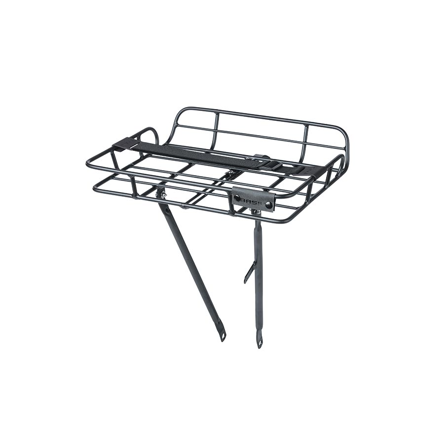 Basil Portland Front Rack Aluminum Black