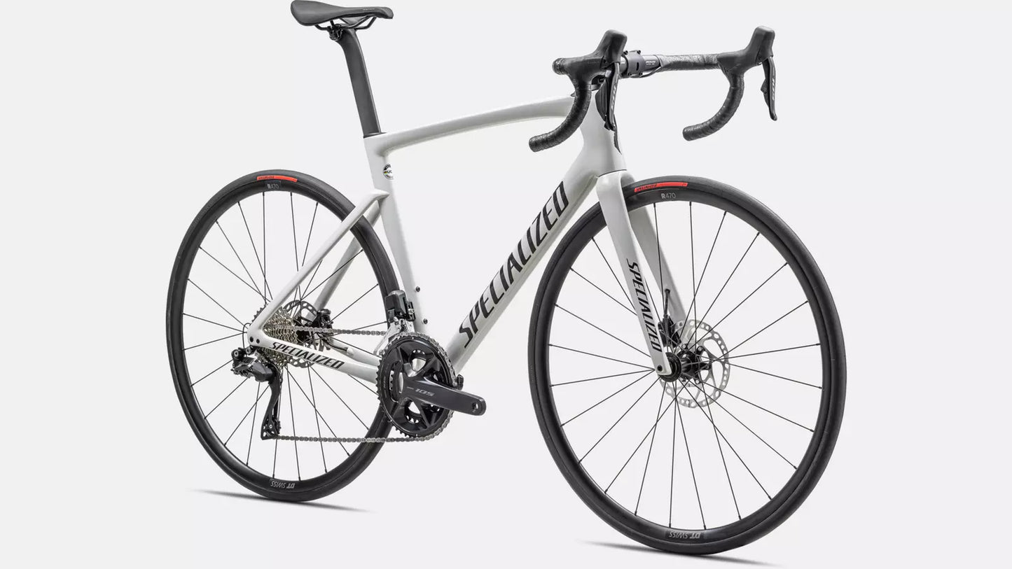 2023 Specialized tarmac sl7 comp bike gloss dune white/metallic obsidian 44 Bicycle Specialized