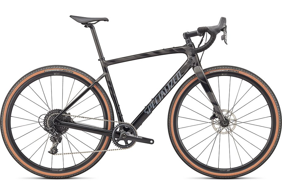 2022 Specialized diverge sport carbon bike gloss smoke/black/transparent/chrome/wild 61