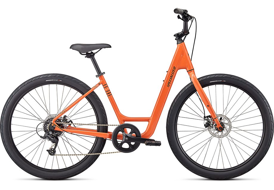 2023 Specialized roll 2.0 low entry bike gloss blaze / ice papaya / satin black reflective l