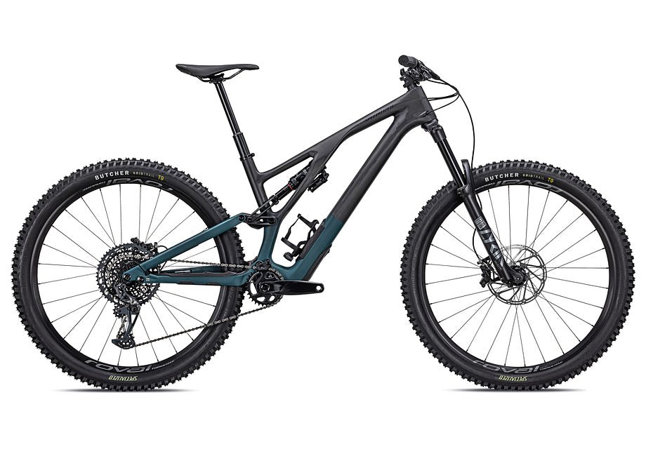 2022 Specialized Stumpjumper evo ltd bike satin carbon / tropical teal / black s1