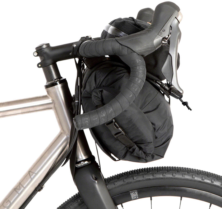 Restrap Bar Bag Handlebar Bag - Large Black/Black
