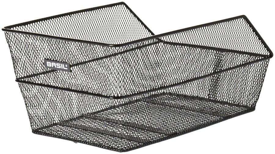 Basil Cento Rear Basket - Steel Black