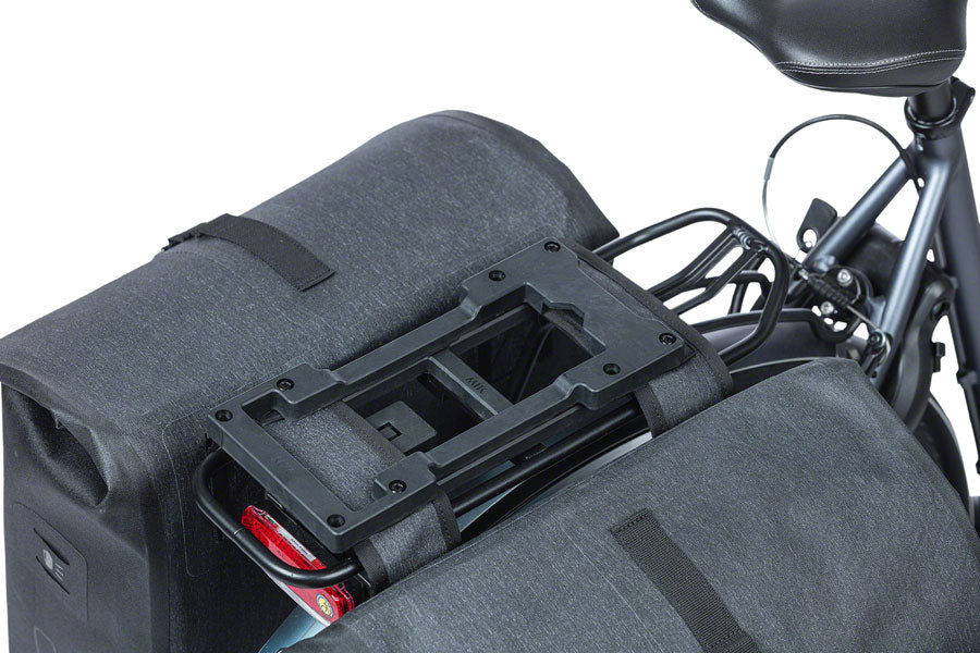 Basil MIK Double Decker for MIK Adaptor Plate Black