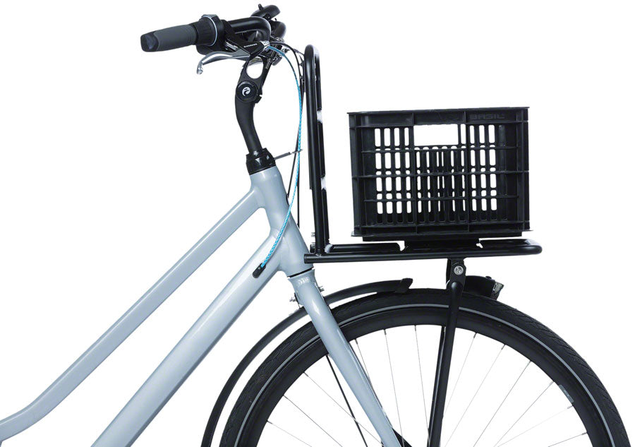 Basil Bicycle Crate S 17.5L Recycled Synthetic Black