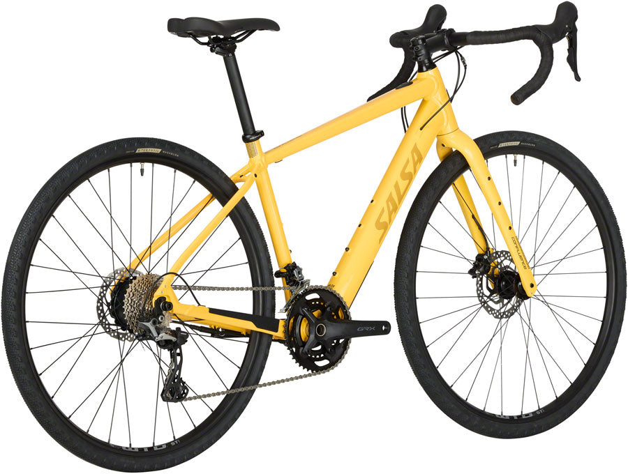 Salsa Confluence Drop Bar GRX 600 2x Ebike - 700c Aluminum Yellow 51cm