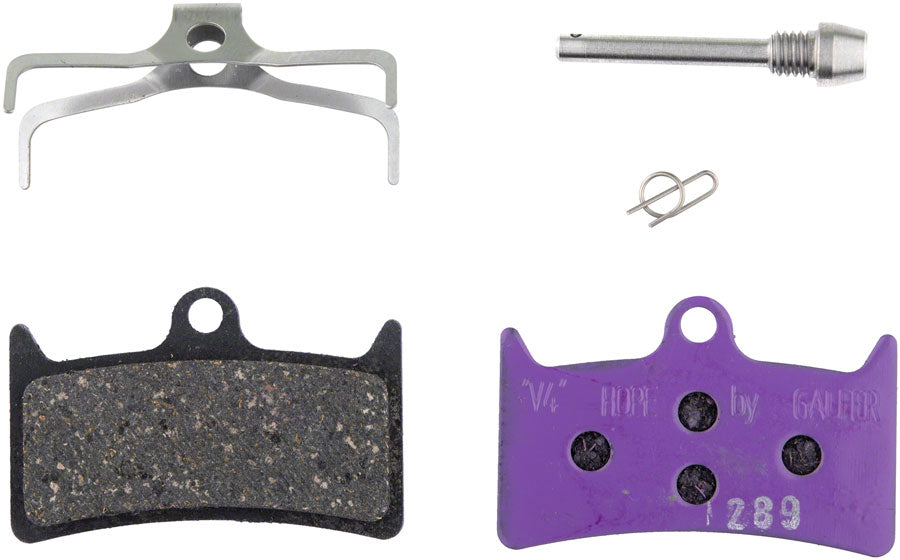 Hope V4 Disc Brake Pads - E-Bike Organic Compound Pair