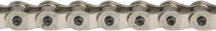 The Shadow Conspiracy Interlock V2 Chain - Single Speed 1/2" x 1/8" 98 Links Half Link Chain Silver