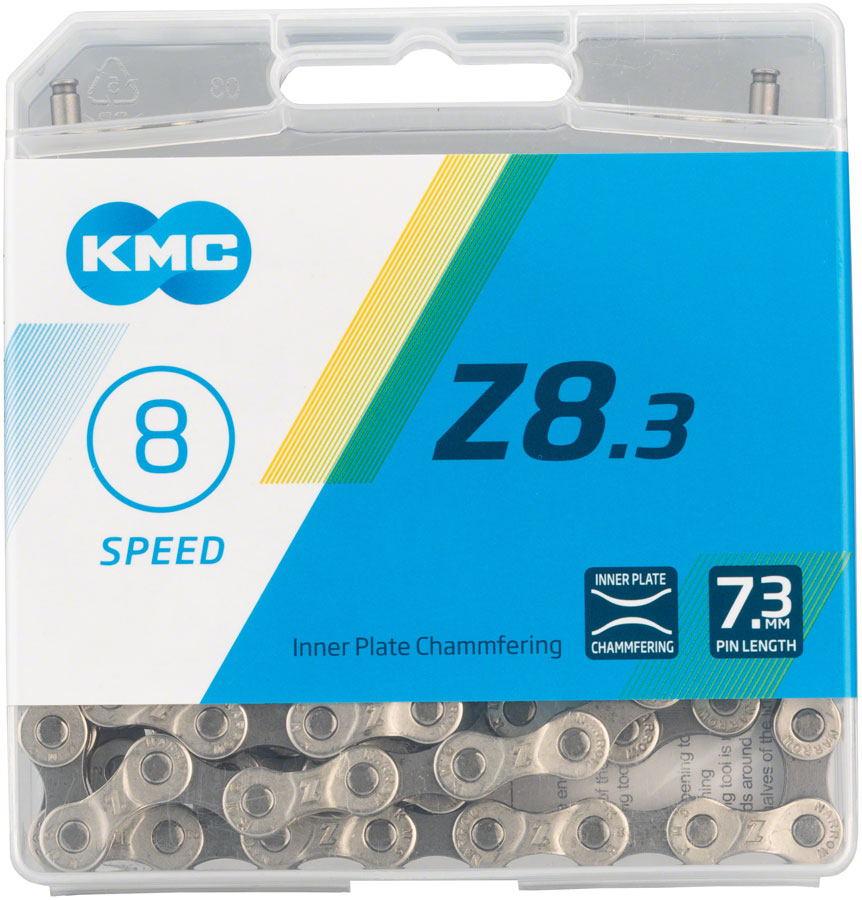 KMC Z8.3 Chain - 8-Speed 116 Links Gray