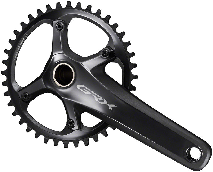 Shimano GRX FC-RX810-1 Crankset - 175mm 11-Speed 42t 110 BCD Hollowtech II Spindle Interface BLK