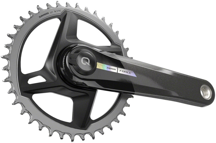 SRAM Force 1 AXS Wide Power Meter Crankset - 170mm 12-Speed 40t Direct Mount DUB Spindle Interface Iridescent Gray D2