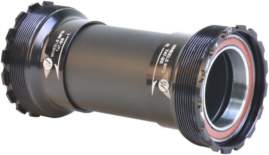 Wheels Manufacturing T47 Inboard Bottom Bracket Angular Contact Bearings 30mm Spindles Fits B.B. shells 68mm to 132mm