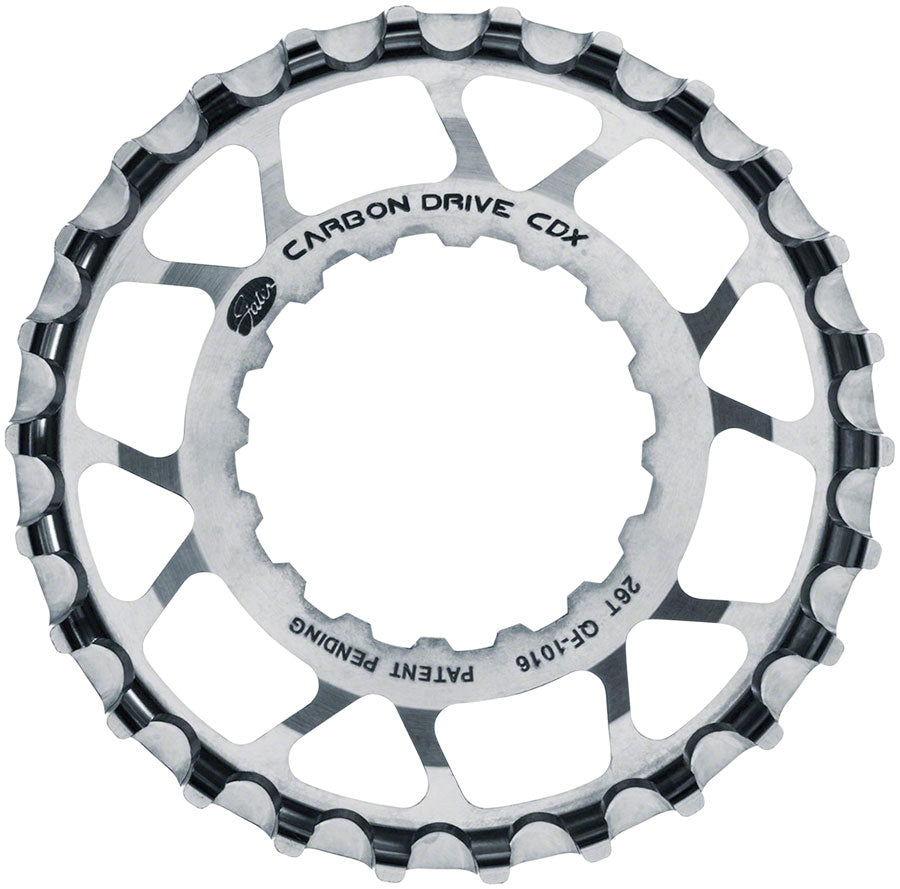 Gates Carbon Drive CDX CenterTrack Front Sprocket - 26t For Bosch GEN 2 Silver