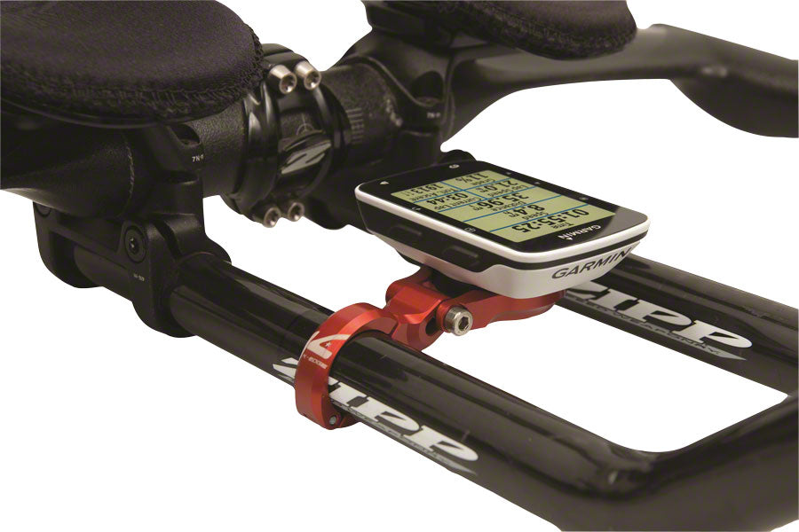 K-EDGE Garmin Sport TT/Aero Handlebar Mount: 22.2mm Red