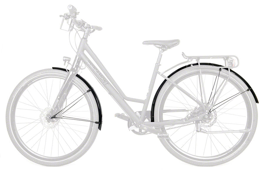 SKS B53 Bluemels Full Coverage Fender Set - 53mm 26 x 1-1.9" Black