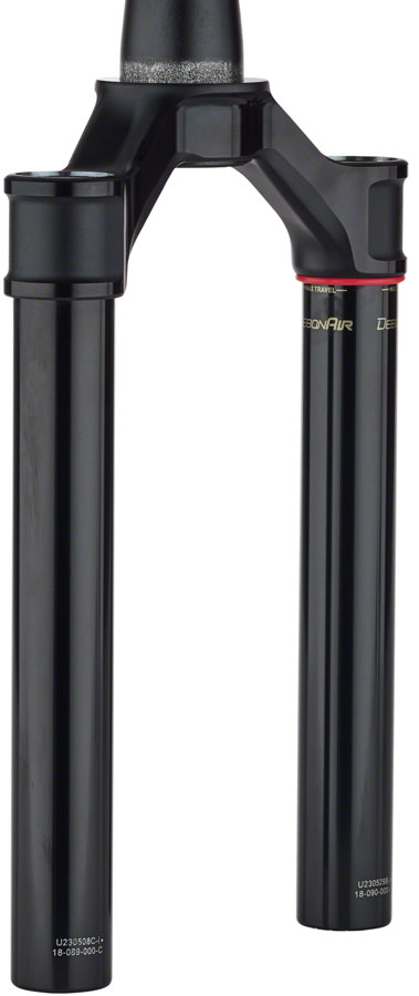 RockShox Crown/Steerer/Uppertube - Debonair 29 Boost 44 Offset Aluminum Taper BLK Ano SID SL Ultimate 32mm 100-110mm - D1 2024+