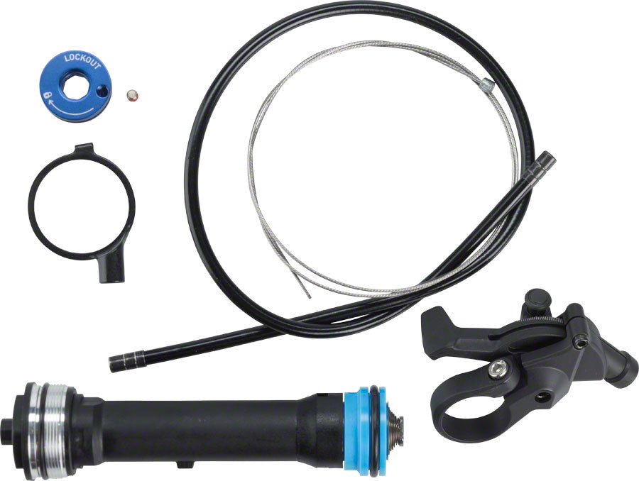 RockShox Remote Upgrade Kit TurnKey 17mm Includes Remote Comp. Damper PopLoc Right 32mm Sektor Silver/XC32/Recon Silver B1