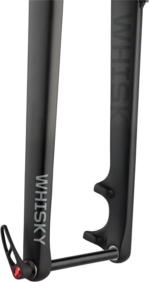 WHISKY No.9 Fat Fork - 15 x 150mm Thru-Axle 1.5" Tapered Carbon Steerer Post Mount Disc 51mm Offset Matte BLK