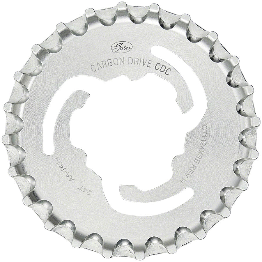 Gates Carbon Drive CDC CenterTrack Rear Sprocket for Enviolo - 24t Silver