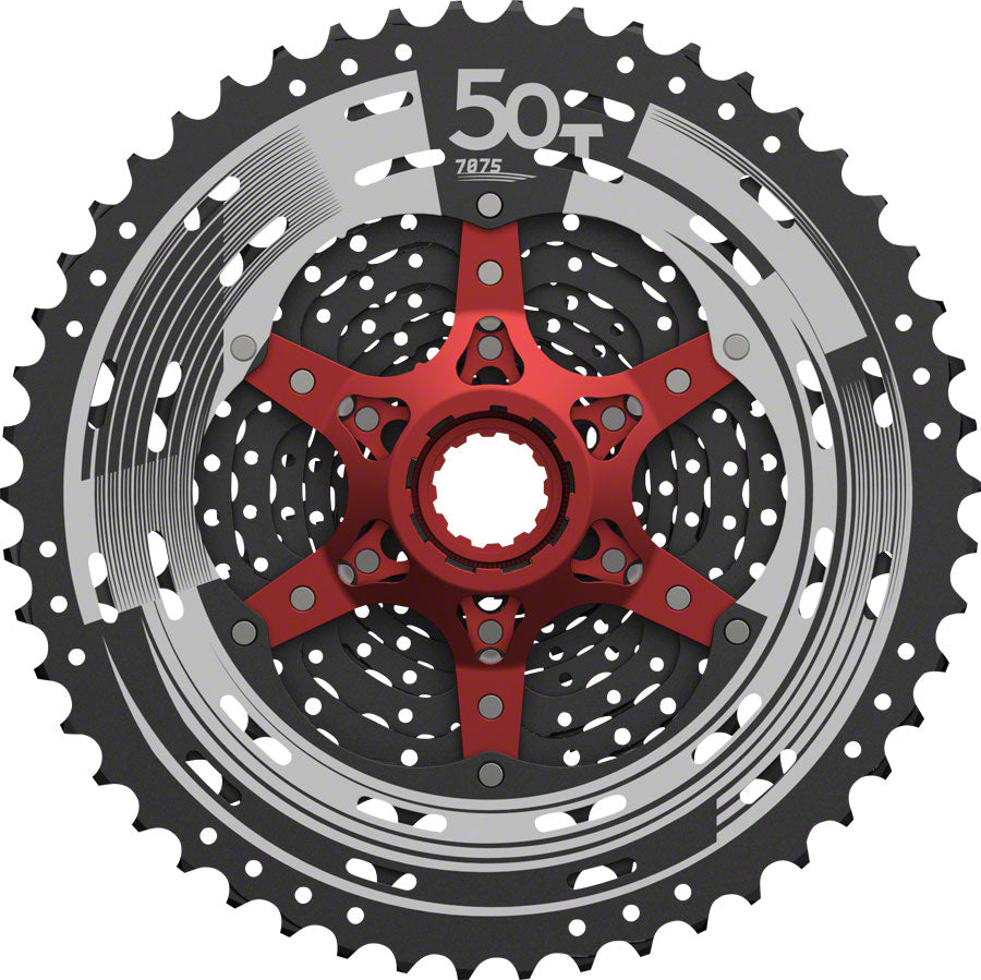 SunRace MX8 Cassette - 11 Speed 11-50t Black