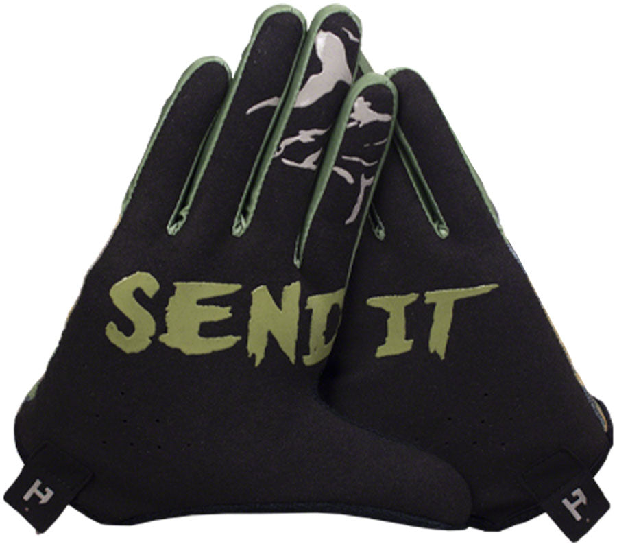 Handup Most Days Glove - Woodland Camo Full Finger Small