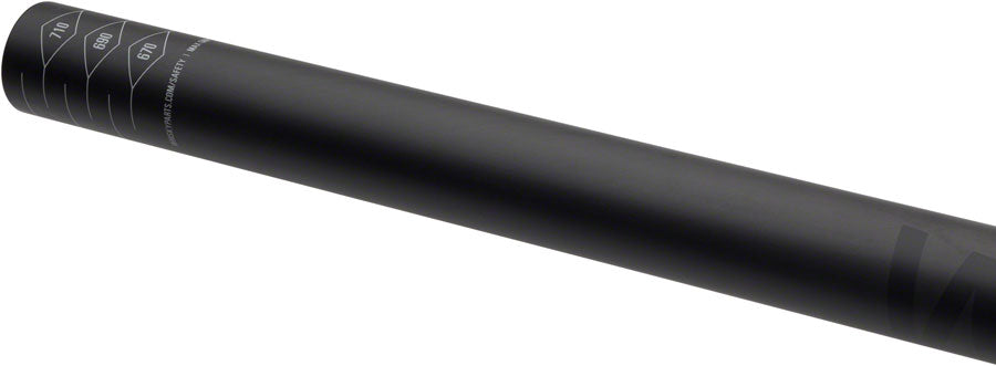 WHISKY No.9 Carbon Handlebar - 25mm Rise 31.8 720mm Matte Black