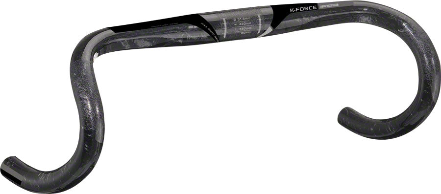 Full Speed Ahead K-Force Compact Drop Handlebar - Carbon 31.8mm 40cm Black