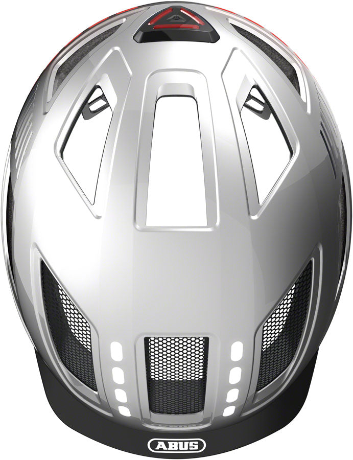 Abus Hyban 2.0 LED Helmet - Signal Silver X-Large