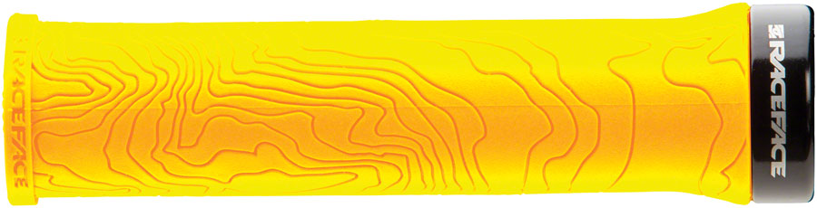 RaceFace Half Nelson Grips - Yellow Lock-On
