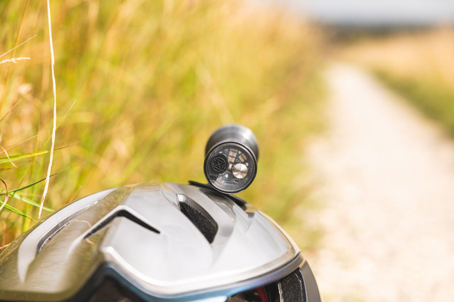 Exposure Zenith Headlight - 2100 Lumens With Helmet And Handlebar Mount TAP Technology Gun Metal BLK