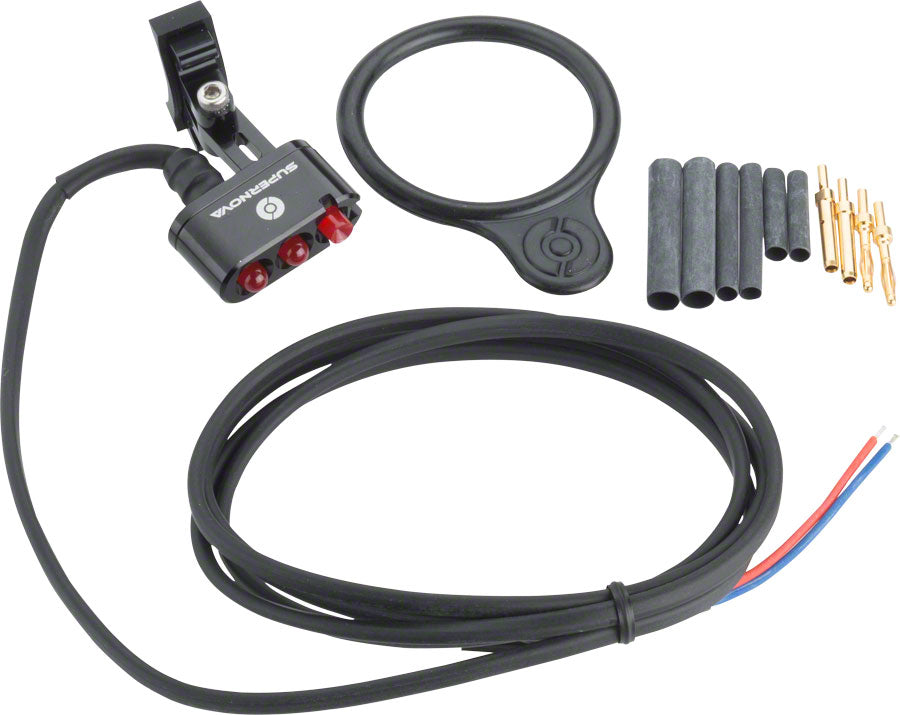 Supernova E3 2 Taillight: Seatpost Mount AC Current Black